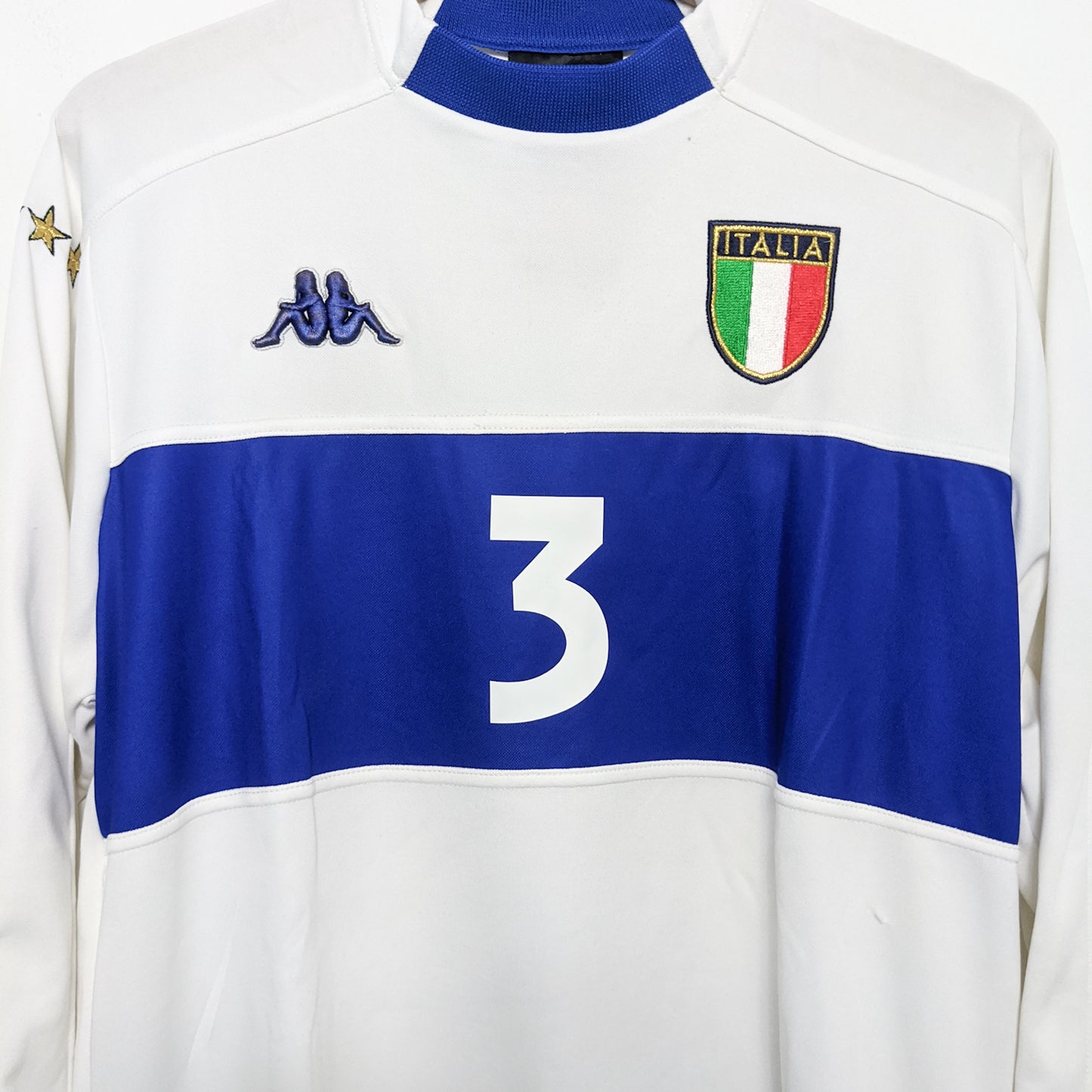 Original Italy 1999 Away - Maldini #3 Size M (Long sleeve)
