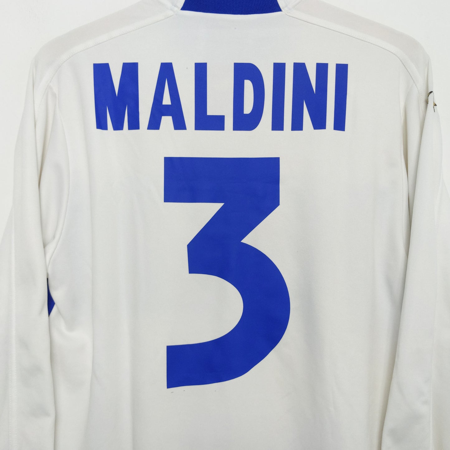 Original Italy 1999 Away - Maldini #3 Size M (Long sleeve)