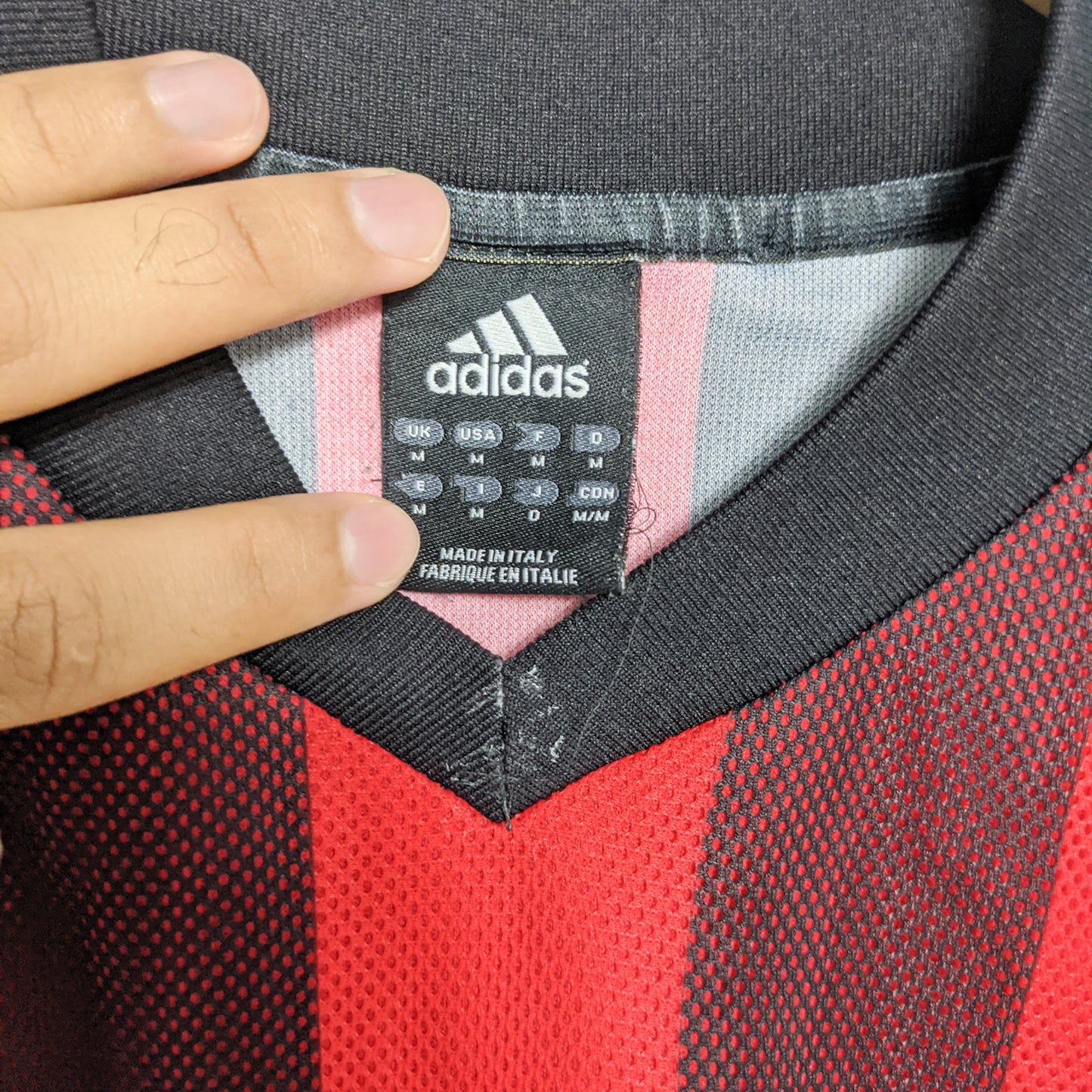 Original AC Milan 2002/03 Home - Shevchenko #7 Size M
