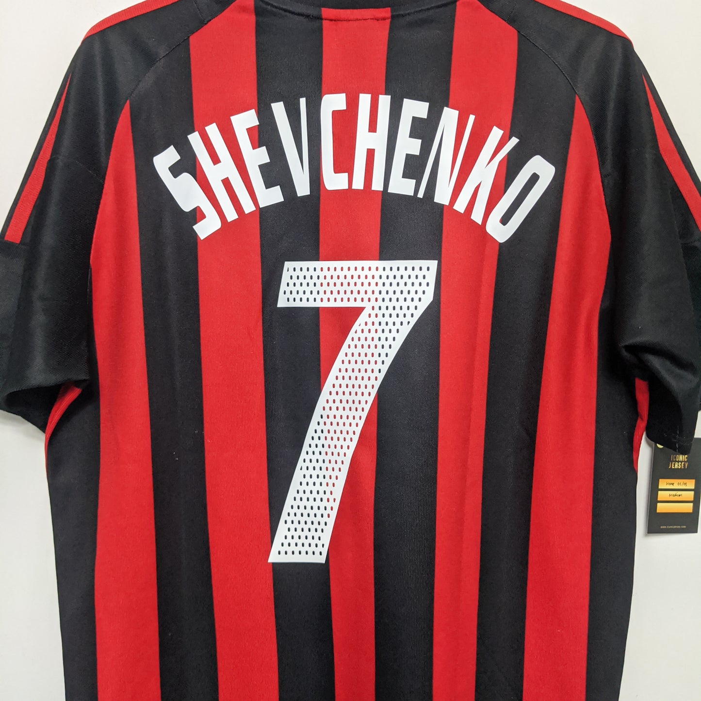 Original AC Milan 2002/03 Home - Shevchenko #7 Size M