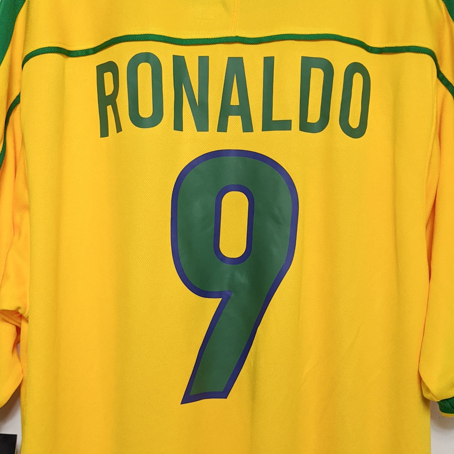 Original Brazil 1998 Home - Ronaldo #9 Size XL (Bnwt) (1st Production Not Reissue)