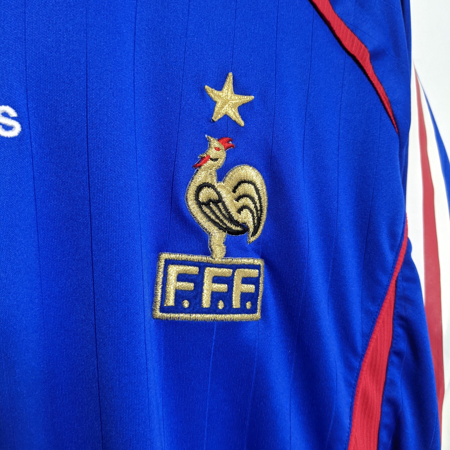 Original France 2006 Home - #19 Willy Sagnol Size XL (Long sleeve) (Match Issued)