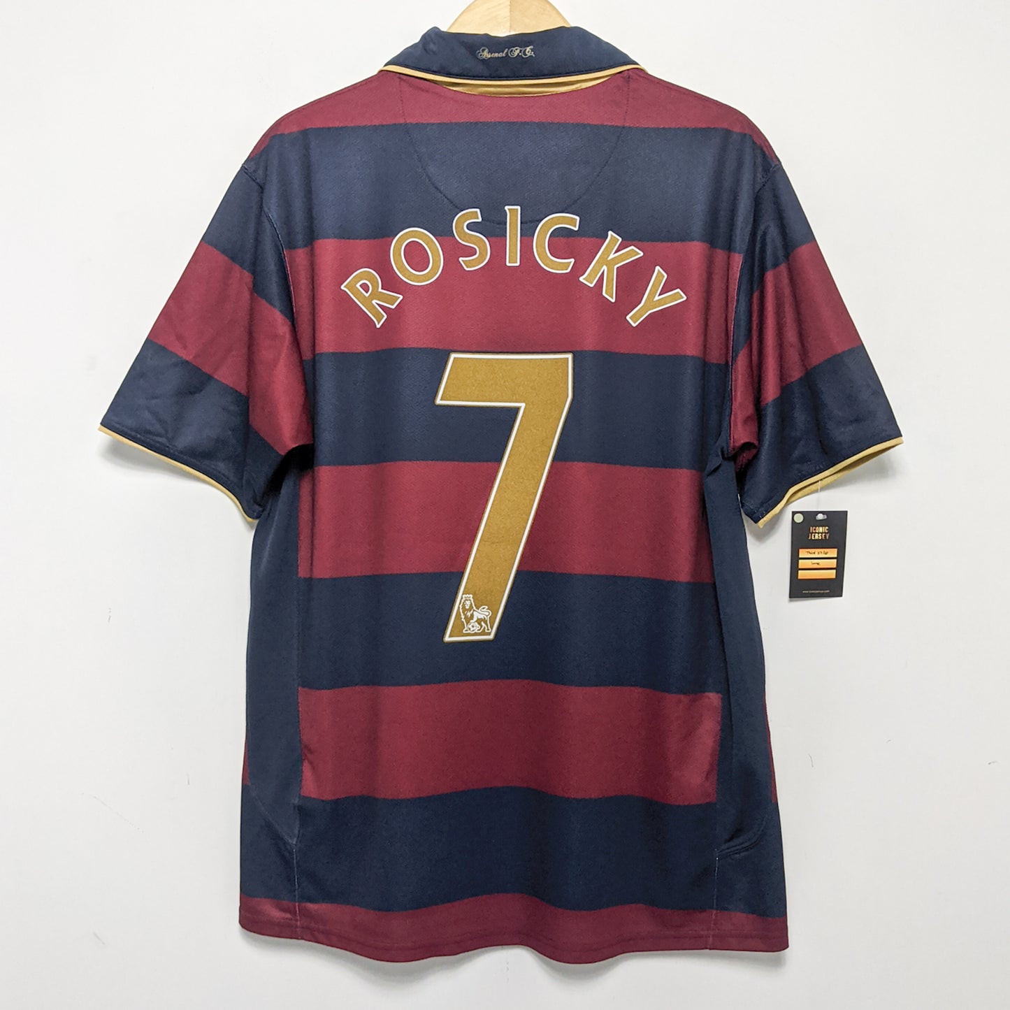 Original Arsenal 2007/08 Third - Rosicky #7 Size L