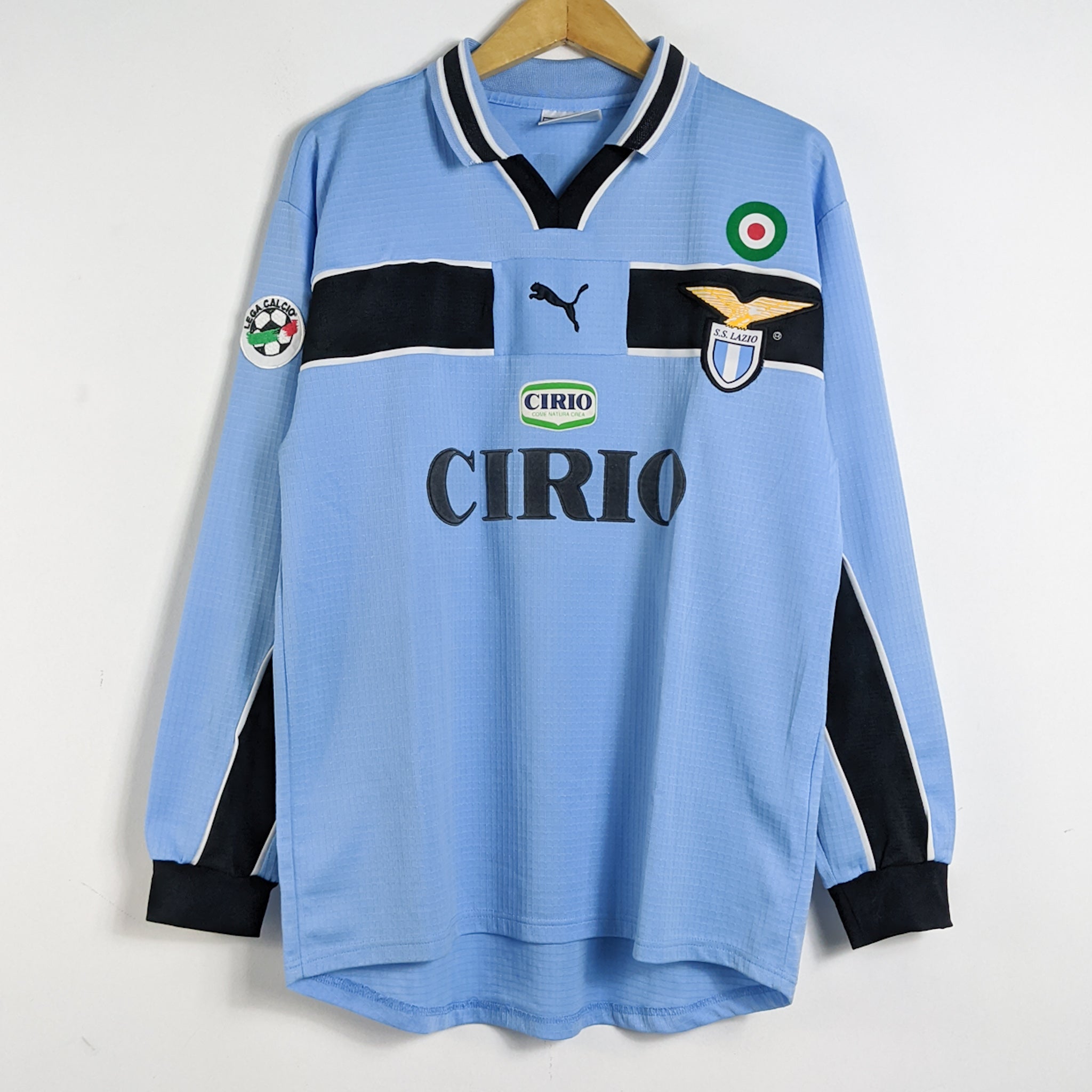 Original Lazio 1998/99 Home - Mancini #10 Size M (Long Sleeve