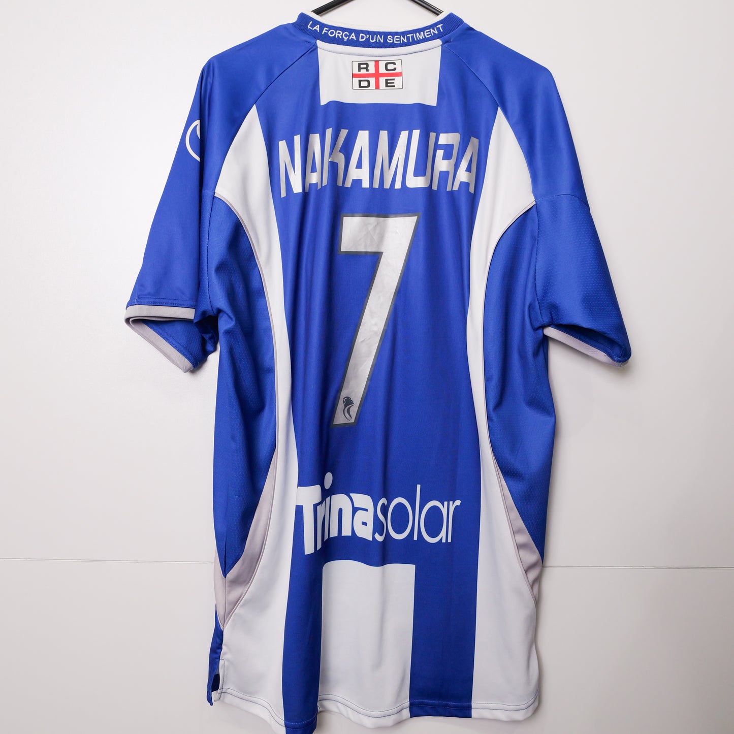 Authentic Espanyol 2009/10 Home - Nakamura #7 Size M