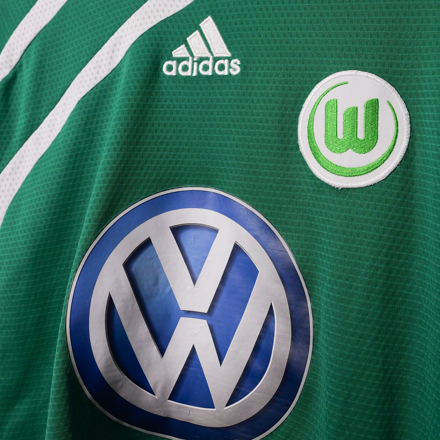 Authentic VfL Wolfsburg 2009/10 Away - Josue #7 Size M (Matchworn)
