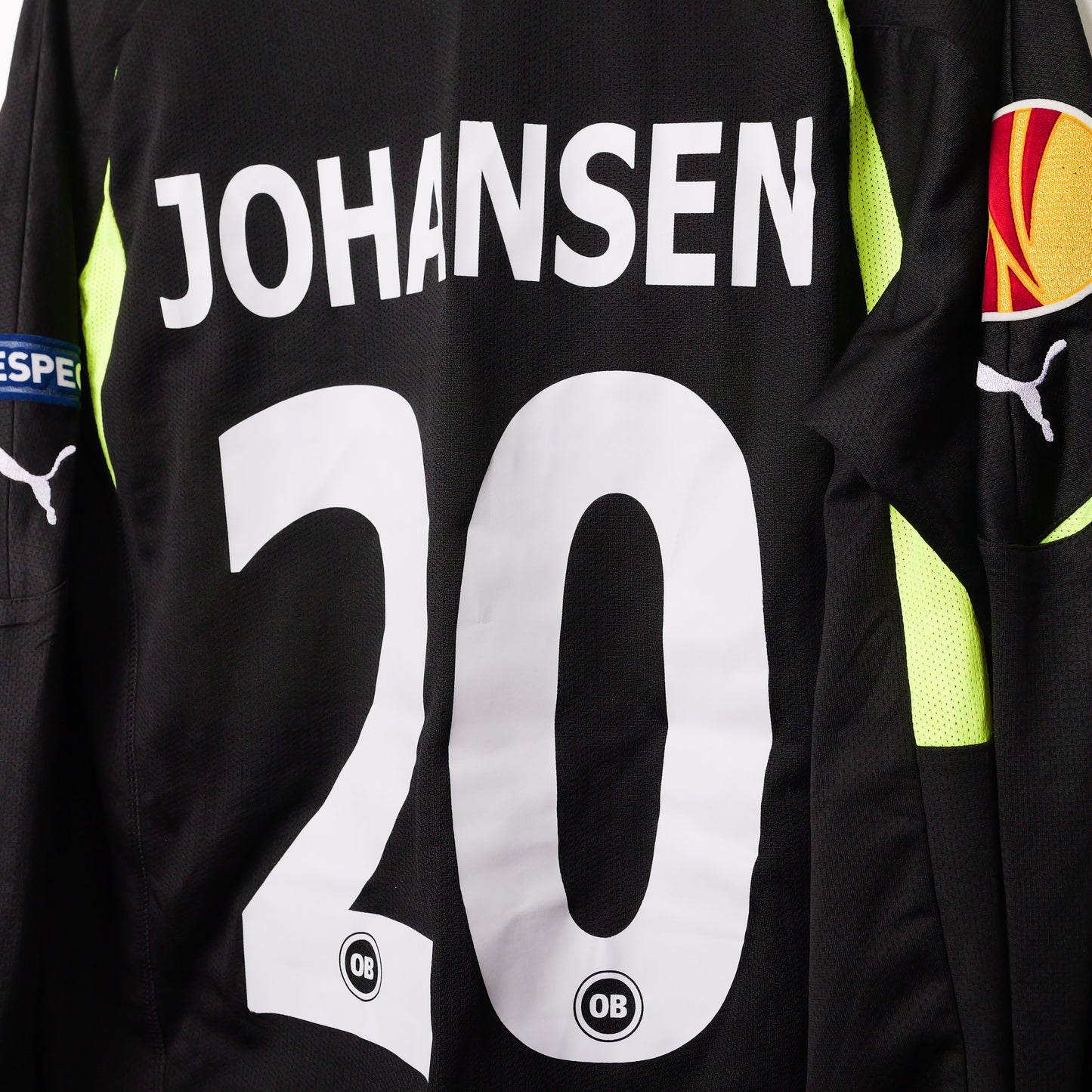 Authentic Odense Boldklub 2010/11 Away - Timmi Johansen #20 Size M (Matchworn) (LS)