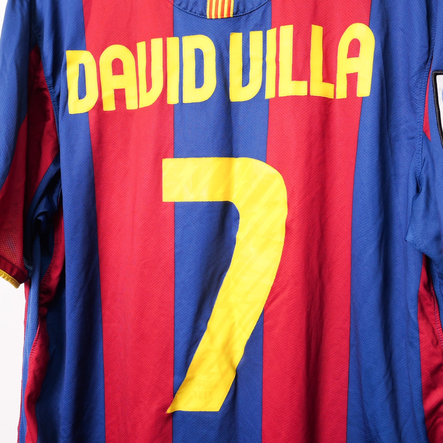 Authentic Barcelona 2010/11 Home - David Villa #7 Size XL fit L