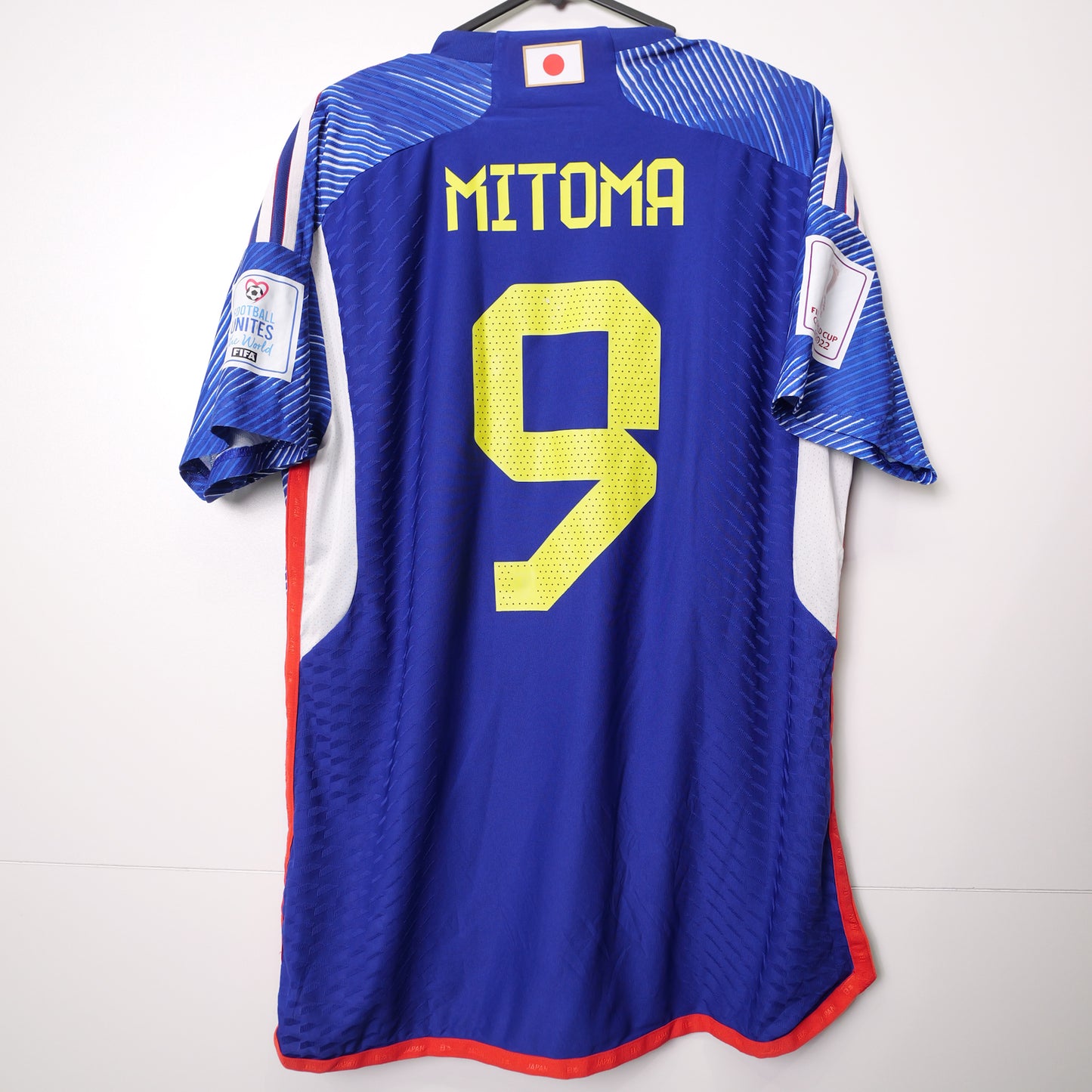 Authentic Japan 2022 Home - Mitoma #9 Size M (Player Issue)