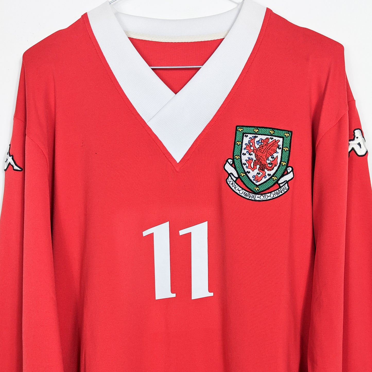 Original Wales 2006/2008 Home - Giggs #11 Size XL (Long sleeve)