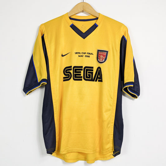 Authentic Arsenal 1999/2001 Away - Bergkamp #10 Size L (With shorts)