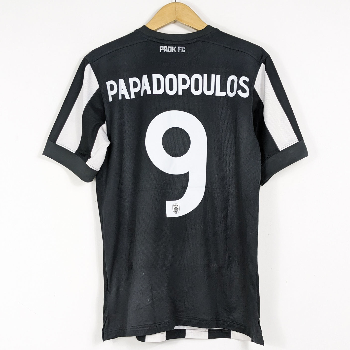 Original Paok 2014-15 Home - Papadopoulos #9 Size M