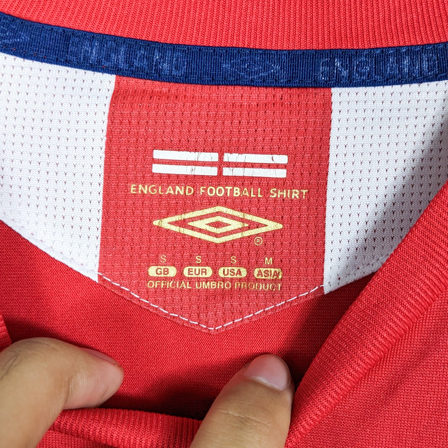 Authentic England 2006 Away - Gerrard #4 Size S/M