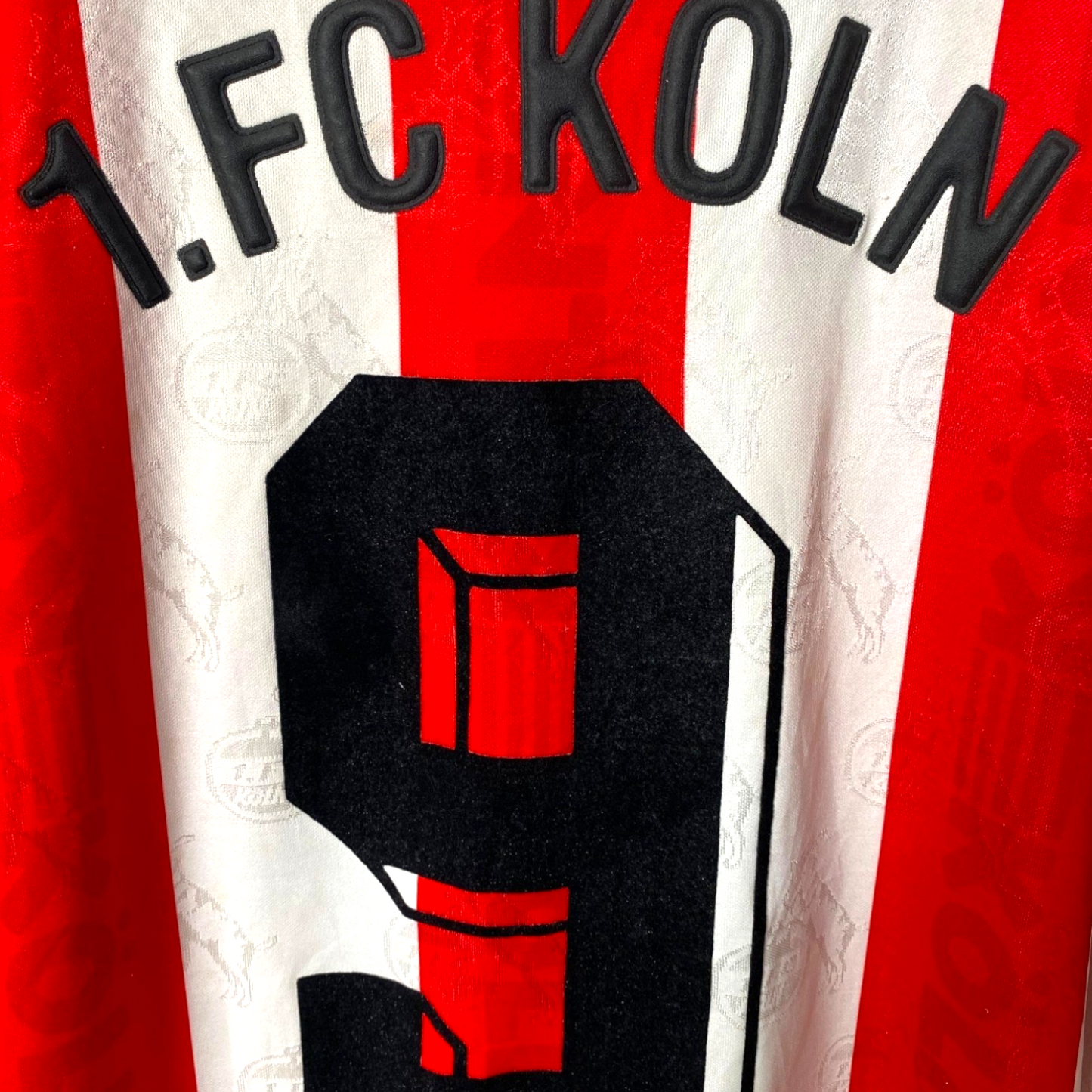 Original FC Koln 1995/96 Home - Toni Polster #9 Size S (Long Sleeve)