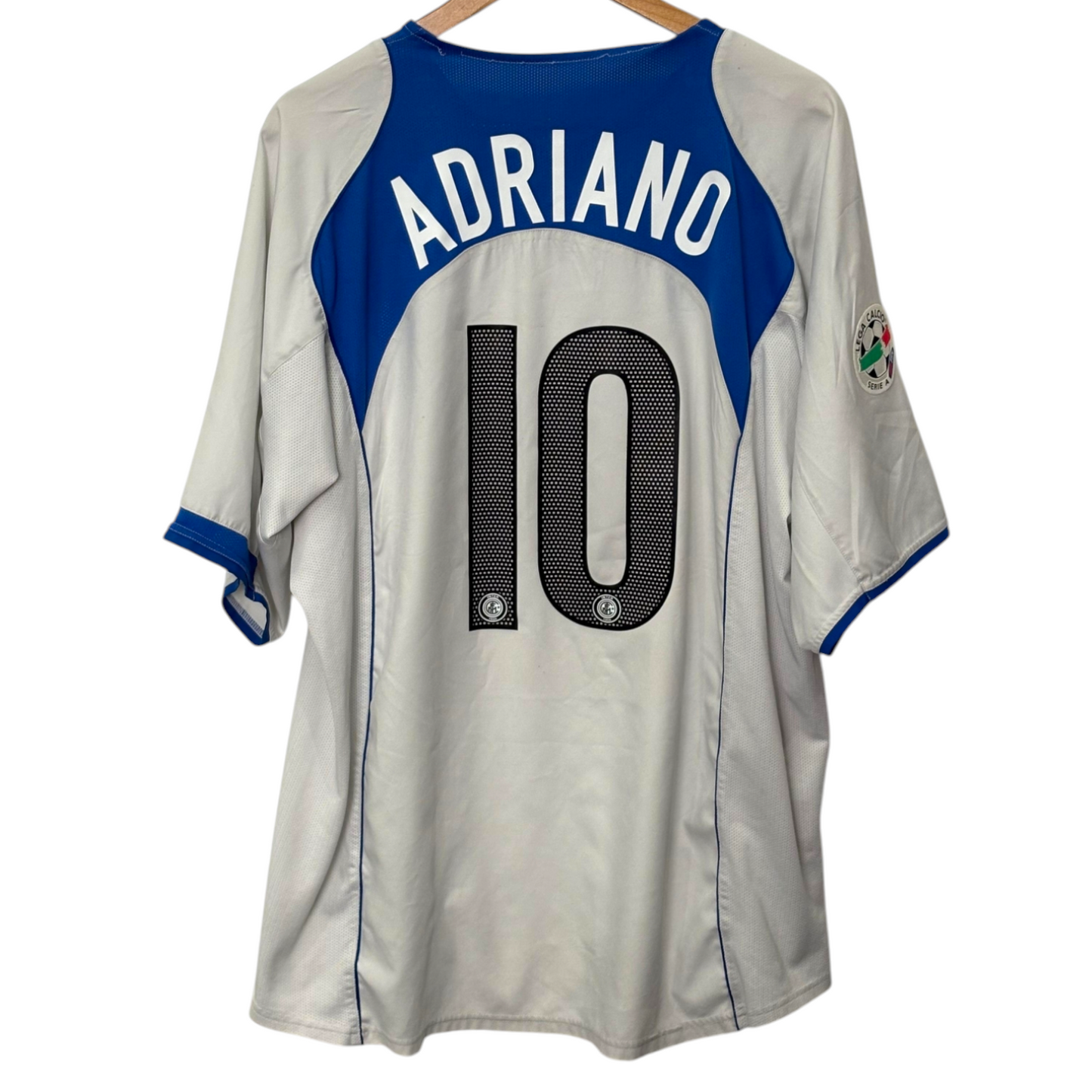 Authentic Inter 2004/05 Home - Adriano #10 Size XL