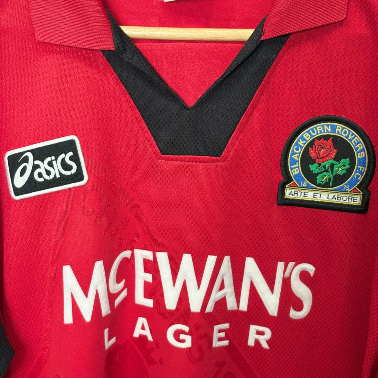Original Blackburn 1994/96 Away - Shearer #9 Size L