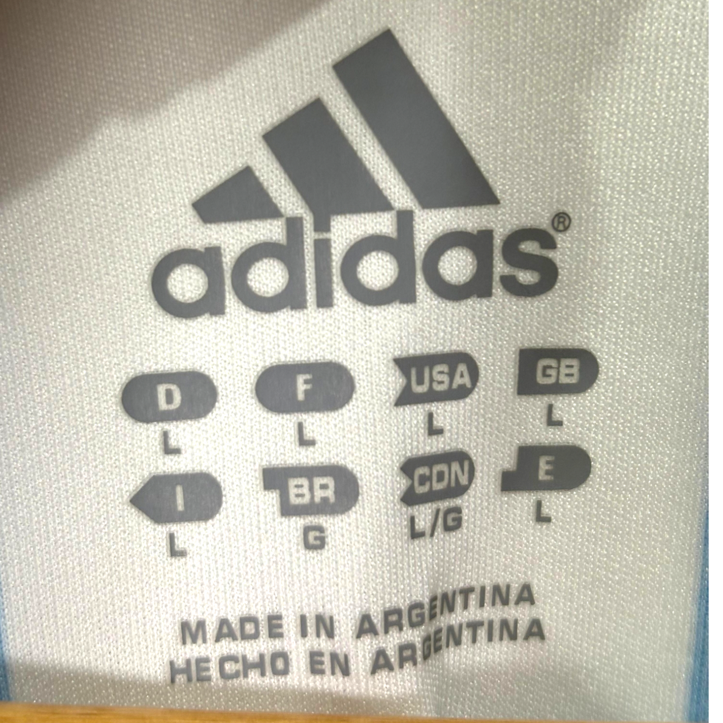Authentic Argentina 2006/07 Home - Messi #19 Size L