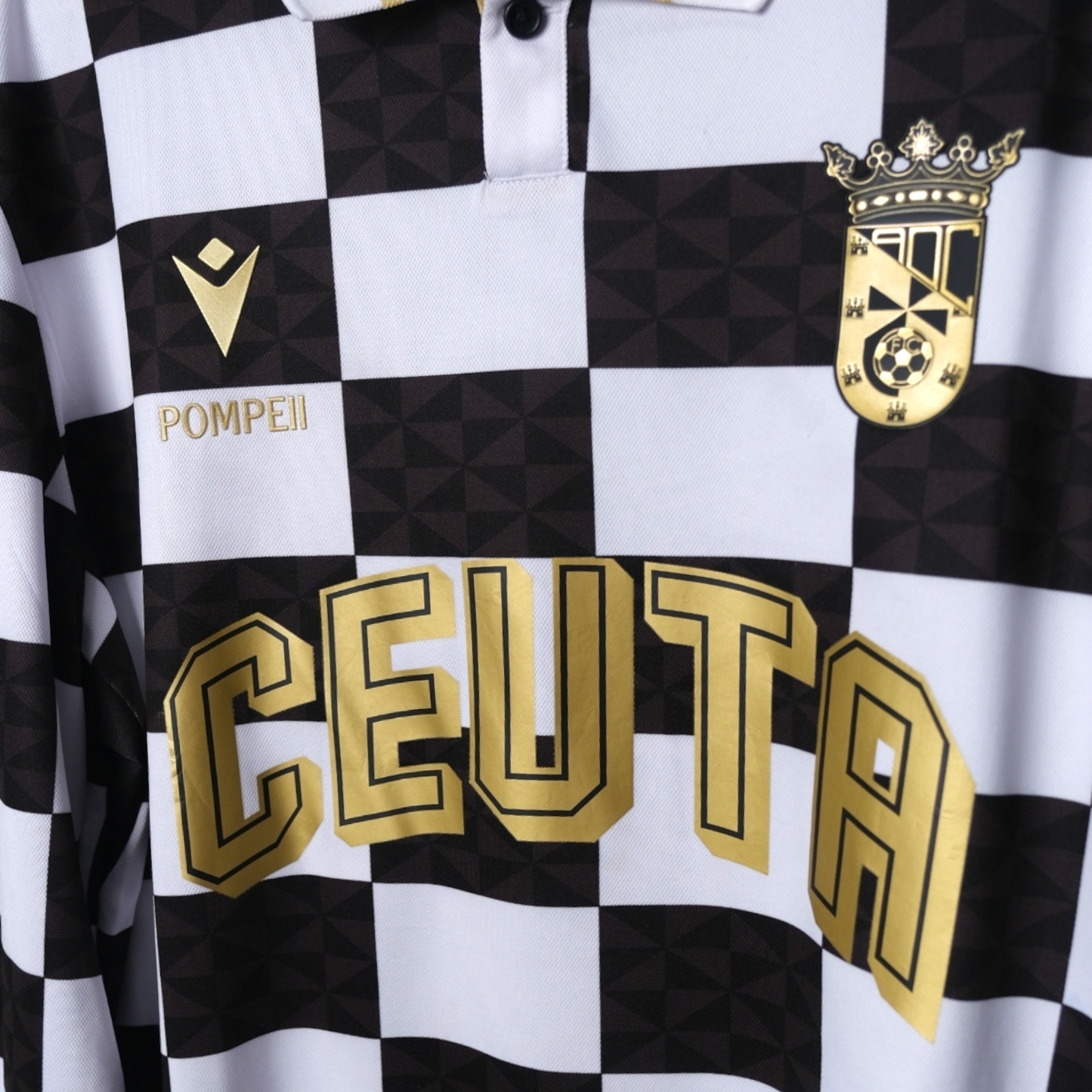 Original Ad Ceuta FC 2024 Copa Del Rey Shirt - Size XL (Long sleeve)