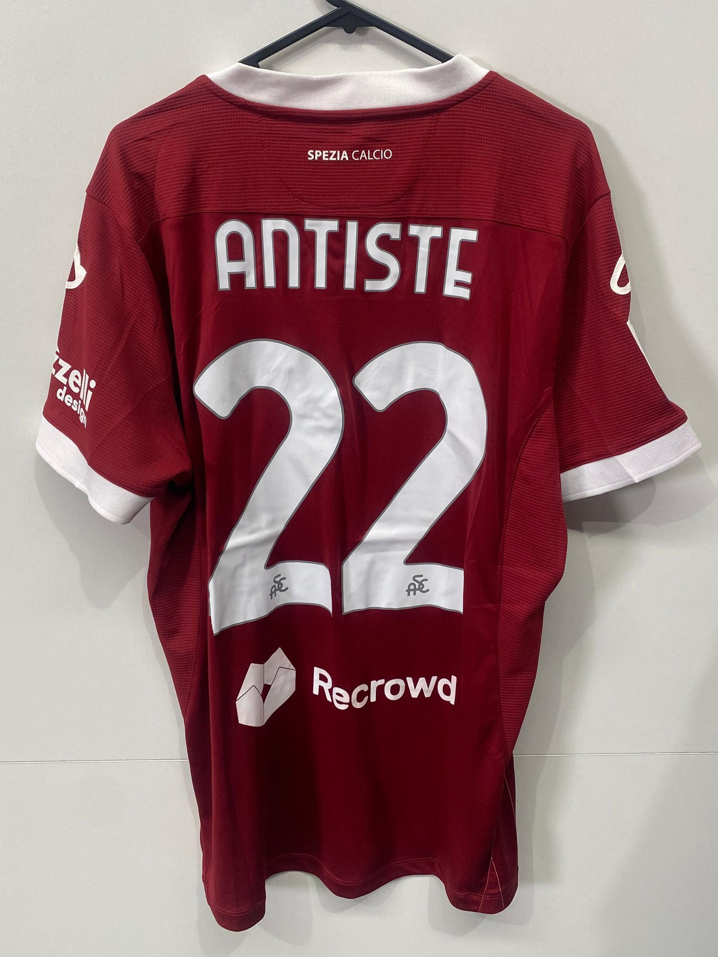 Authentic Spezia 2019/20 Third - Antiste #22 Size L (Bnwot) (Kitroom)