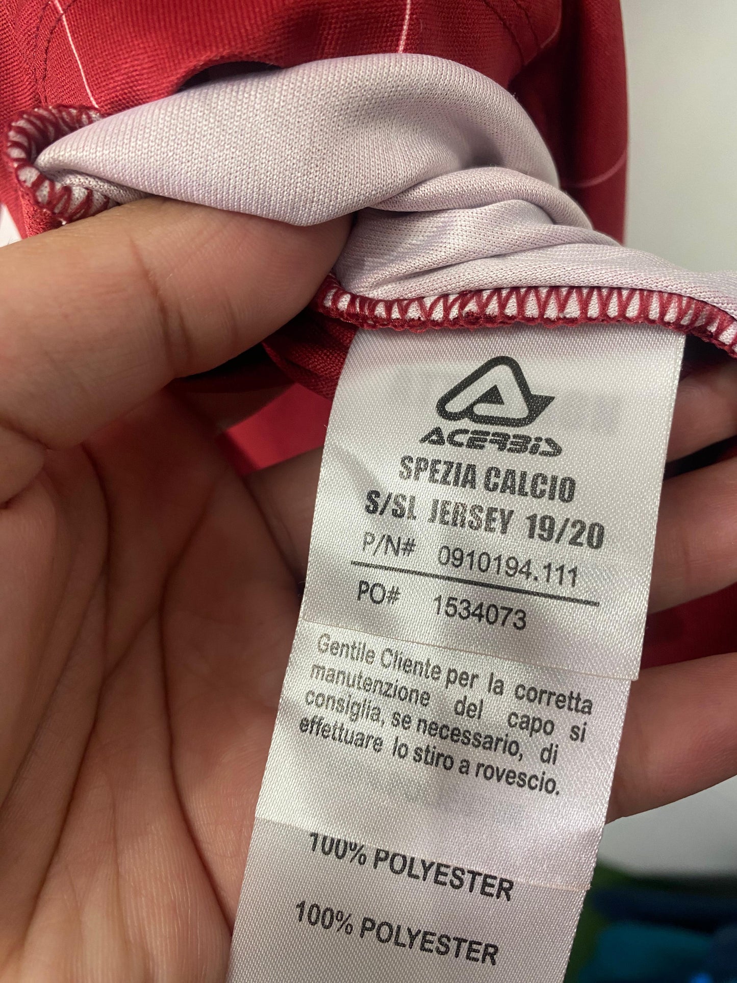 Authentic Spezia 2019/20 Third - Antiste #22 Size L (Bnwot) (Kitroom)