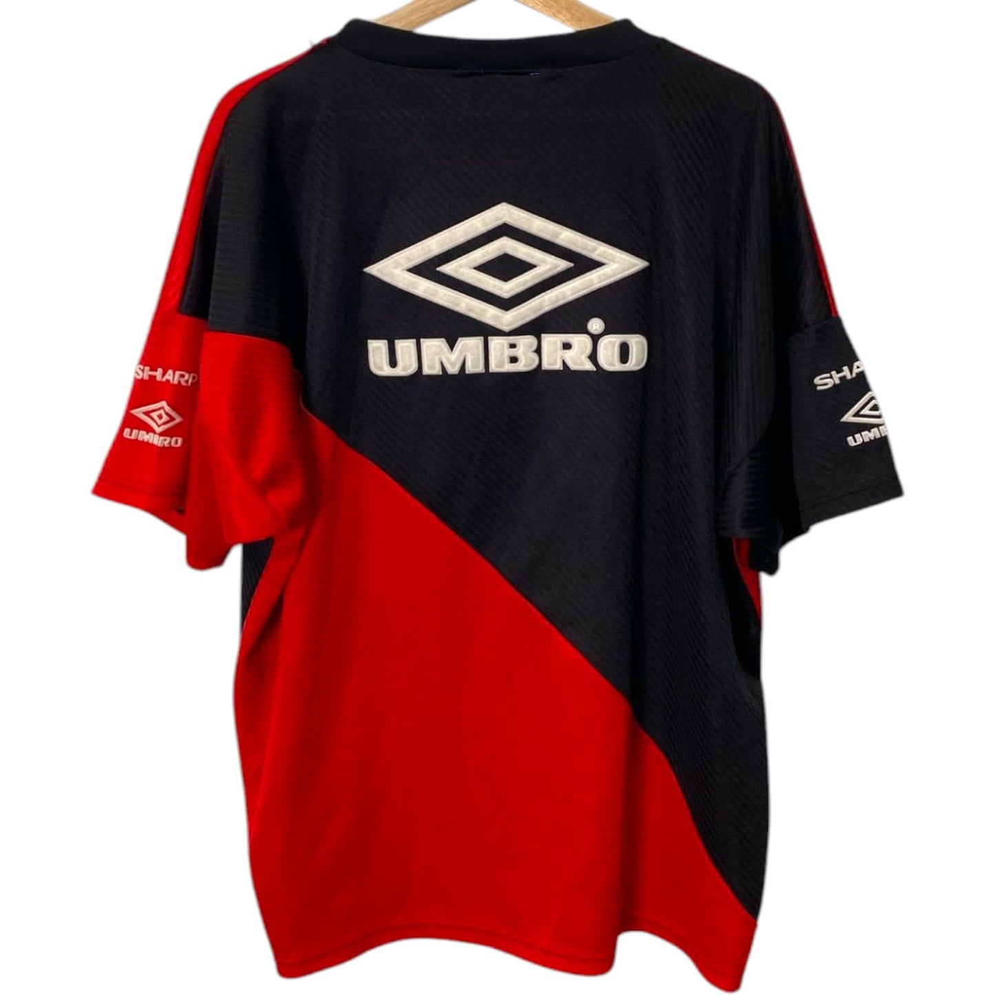 Original Manchester United 1994/96 Umbro Training Shirt - Size XL