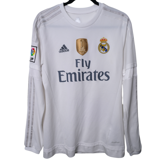 Original Real Madrid 2015/16 Home - Ronaldo #7 Size M (Long sleeve)