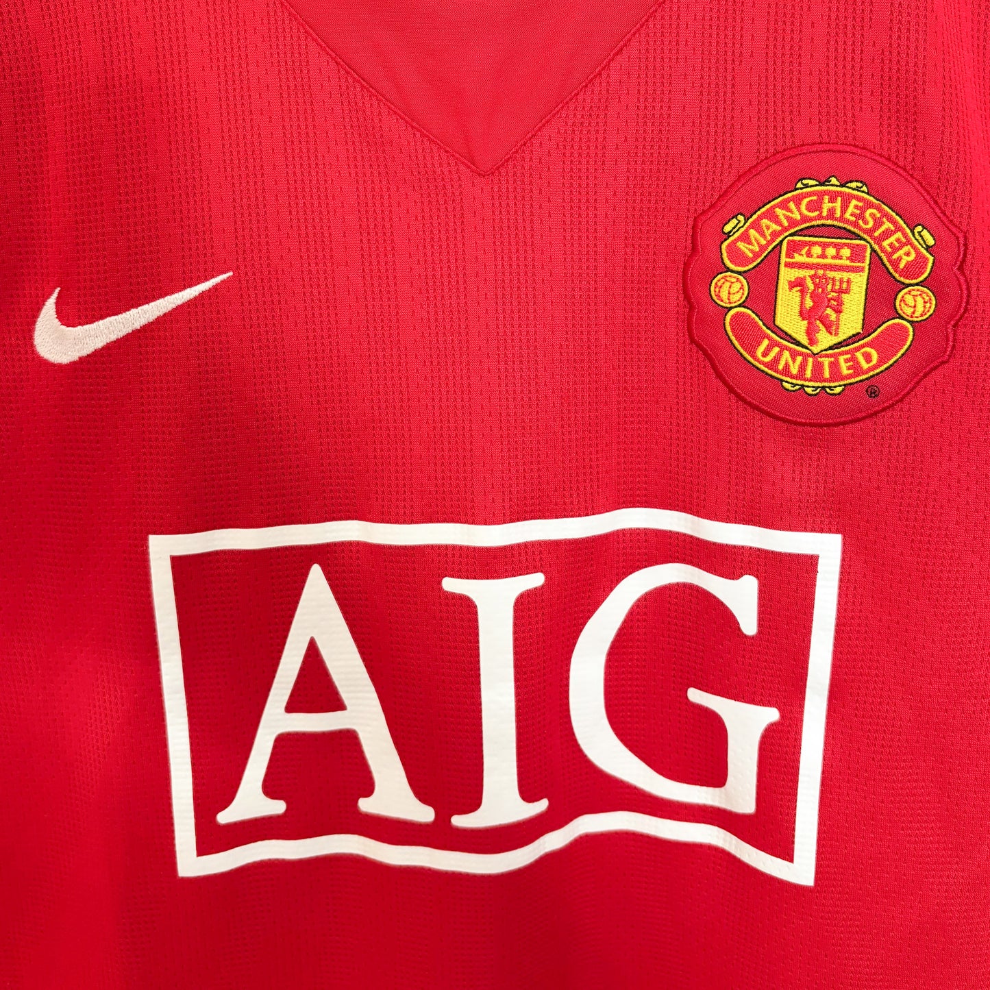 Authentic Manchester United 2007/08 Home - Ronaldo #7 Size M