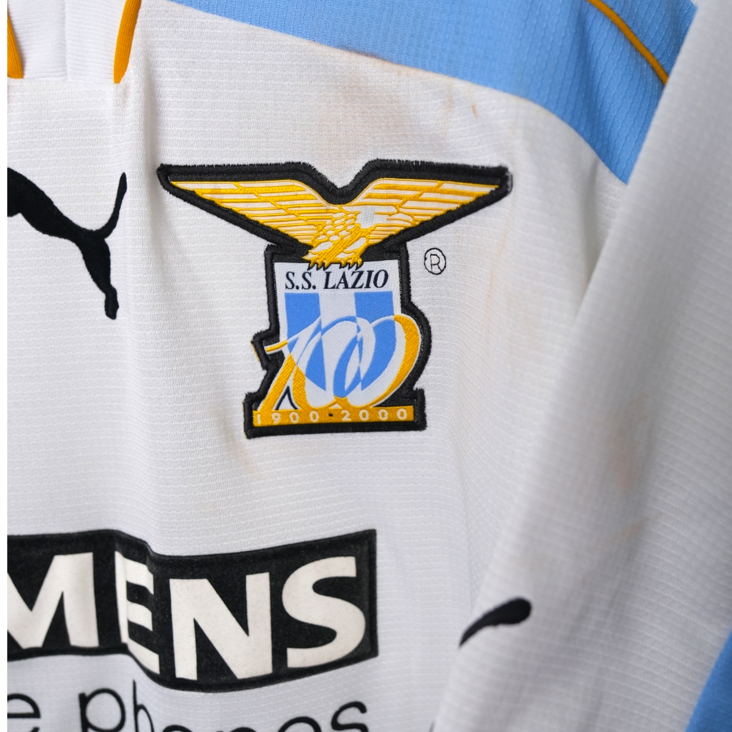 Original Lazio 2000/01 Centenary - Nesta #13 Size XL