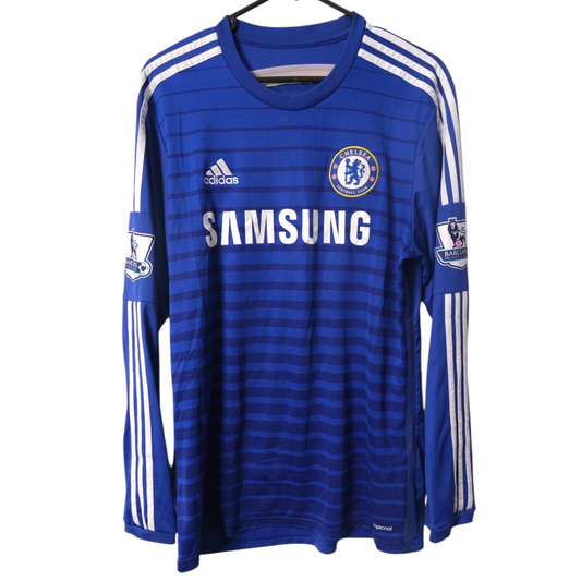 Original Chelsea 2014/15 Home - Hazard #10 Size L (Long sleeve)