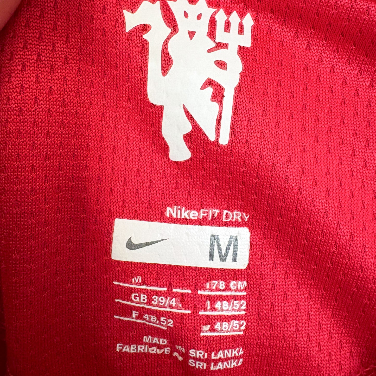 Authentic Manchester United 2007/08 Home - Ronaldo #7 Size M