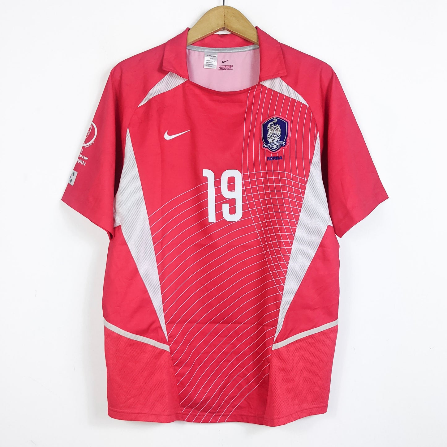 Original South Korea 2002 Home - Ahn Jung Hwan #19 Size L