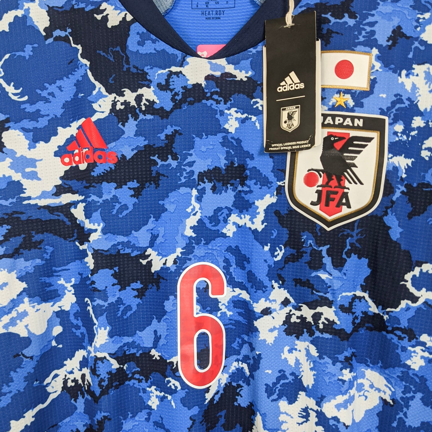 Original Japan 2020/21 Home - Endo #6 Size XL (Player Issue) (Bnwt)