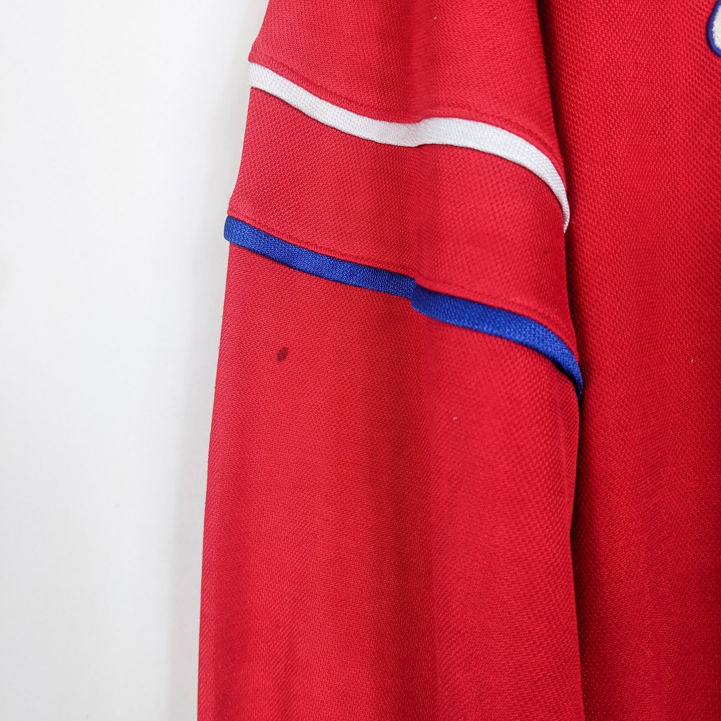 Original South Korea 1998 Home - J H Ahn #19 Size fit XL (Long Sleeve)( Player Issue)