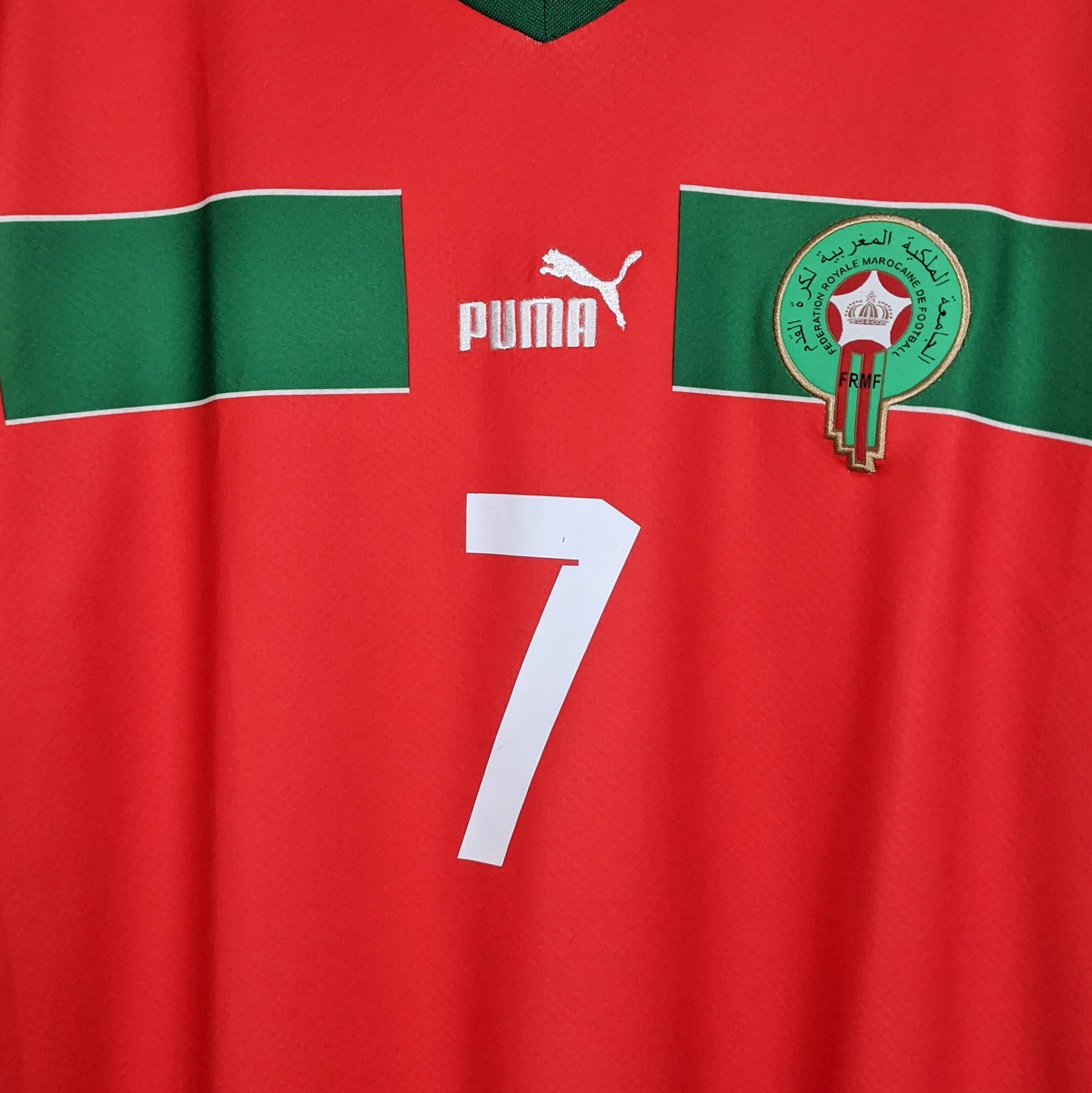 Original Morocco 2022 Home - Ziyech #7 Size L