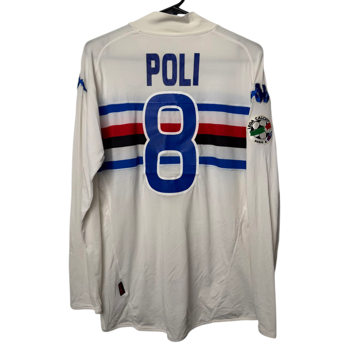 Original Sampdoria 2004/05 Away - Poli #8 Size M (Long Sleeve)