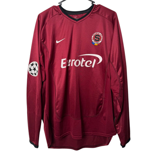 Original Sparta Prague 2002/03 Home - Sloncik #26 Size M (Long Sleeve)