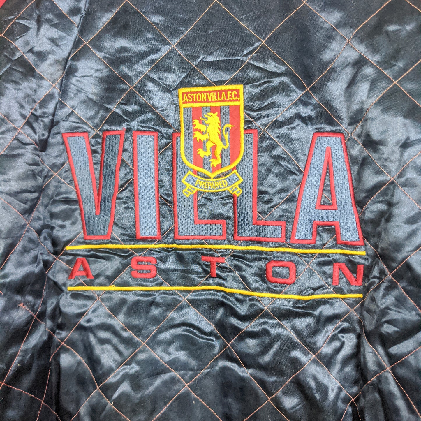 Original Aston Villa 1992/93 Bomber Jacket - Size L