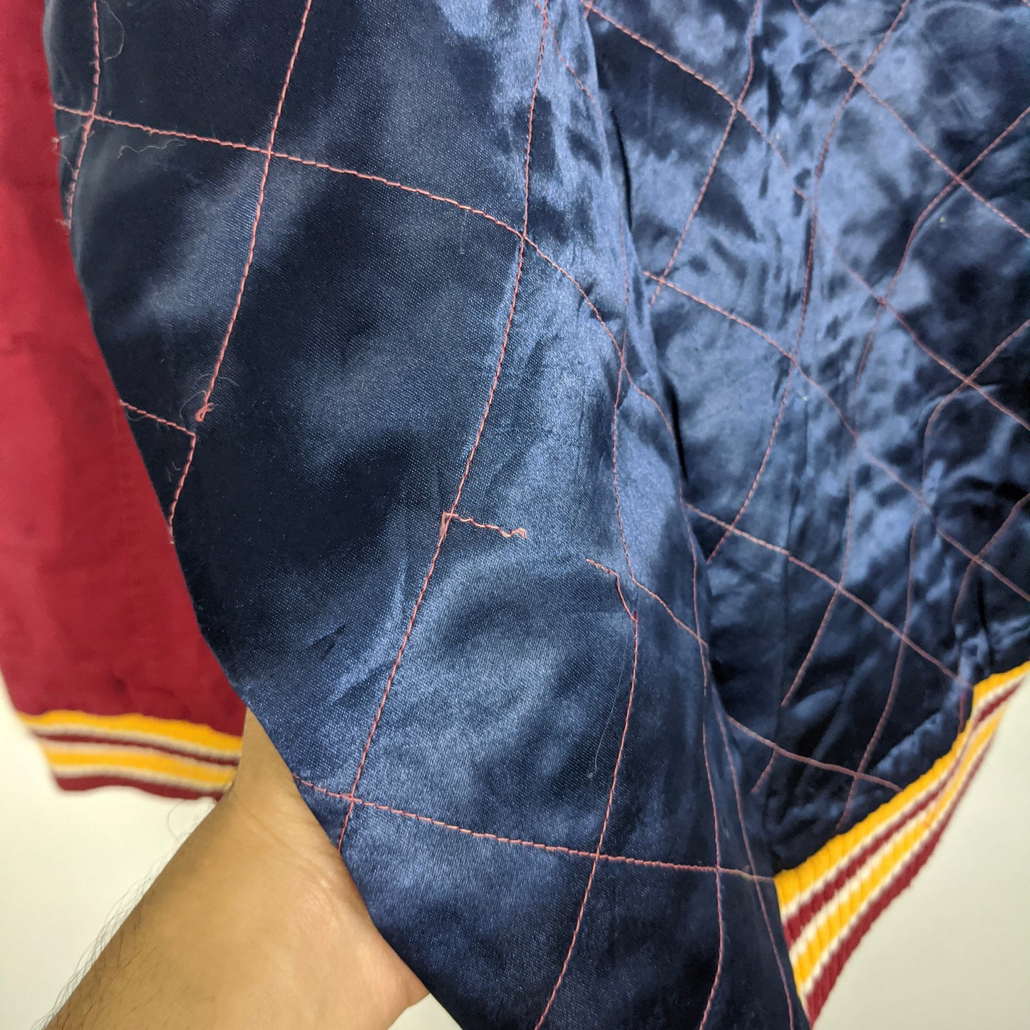 Original Aston Villa 1992/93 Bomber Jacket - Size L