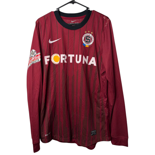 Original Sparta Prague 2011/13 Home - Kadlec #14 Size M (Long Sleeve)