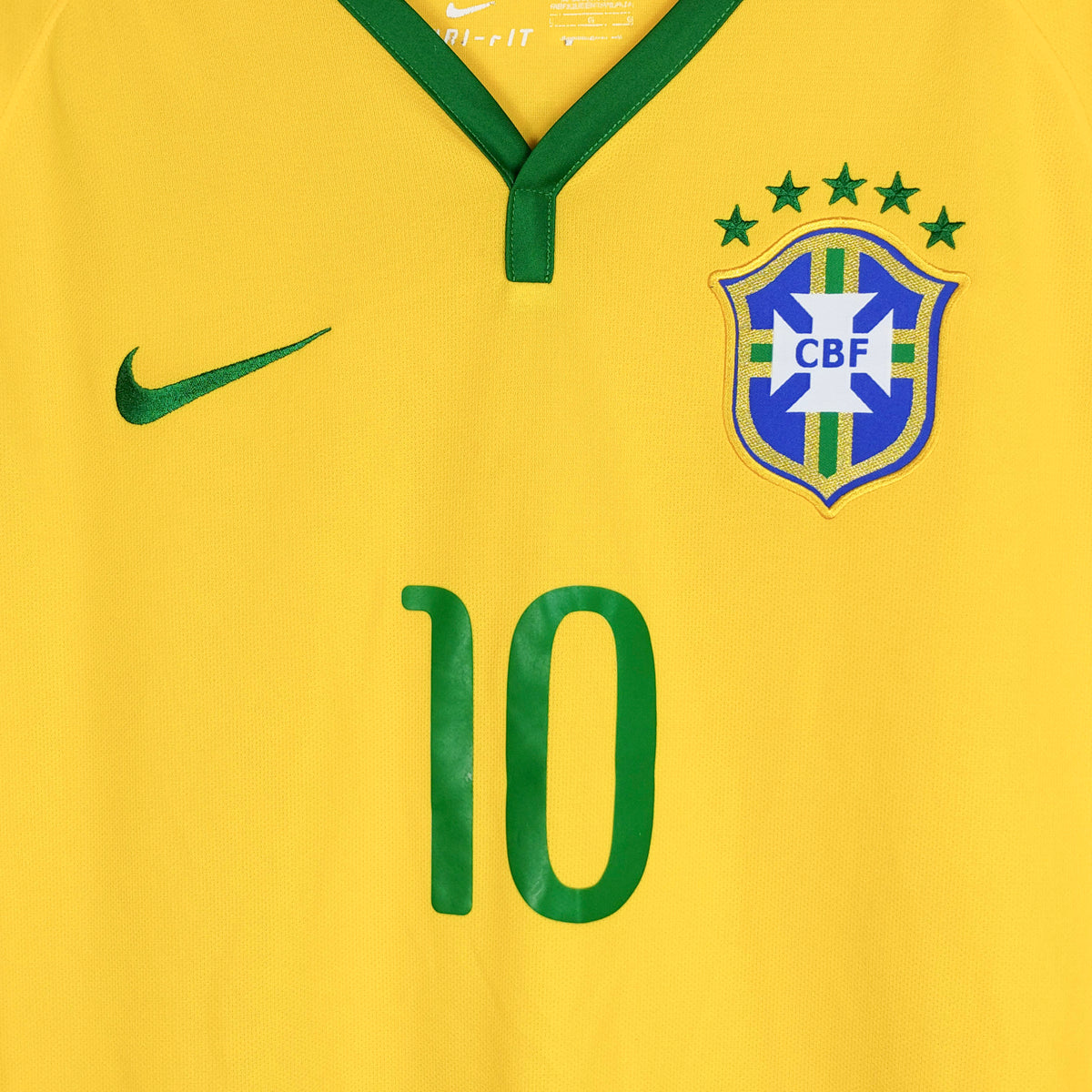 Original Brazil 2014/15 Home - Neymar Jr #10 Size L