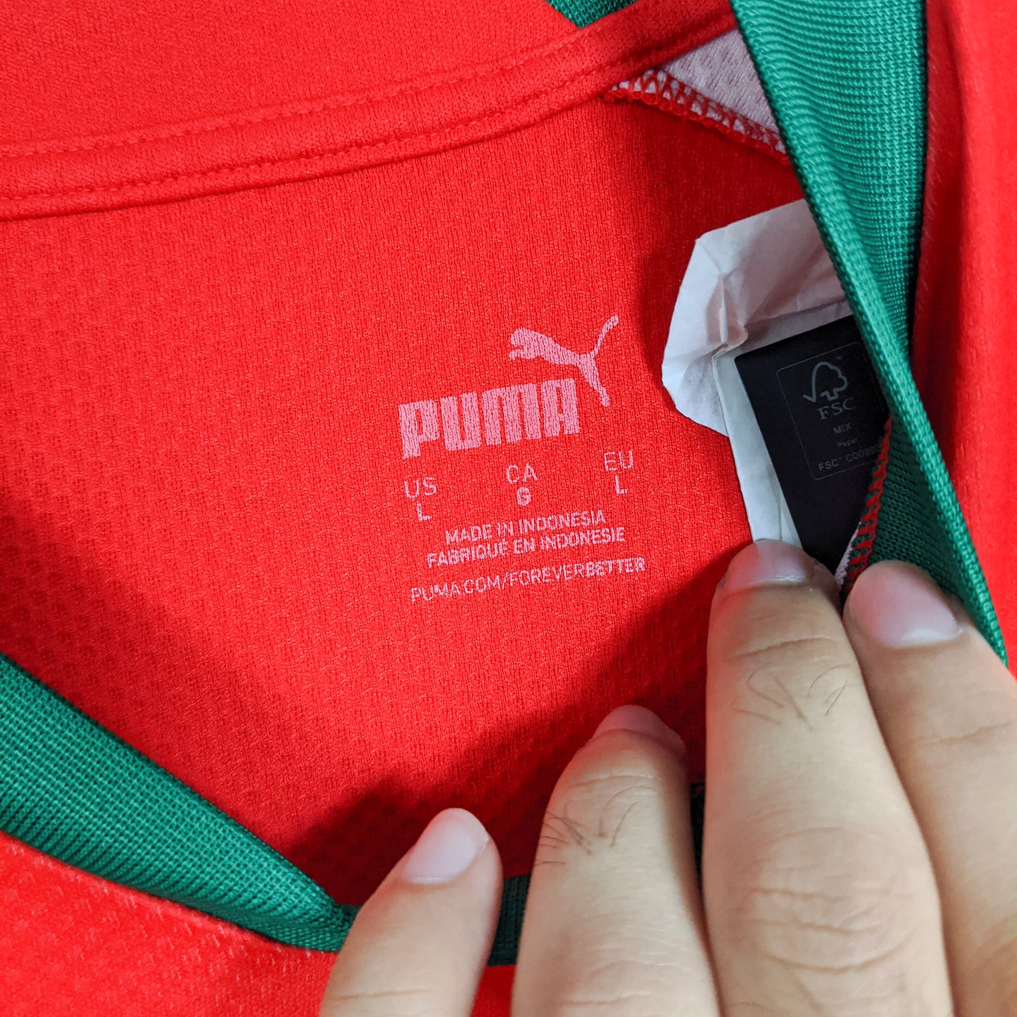 Original Morocco 2022 Home - El Khannouss #23 Size L (Bnwt)