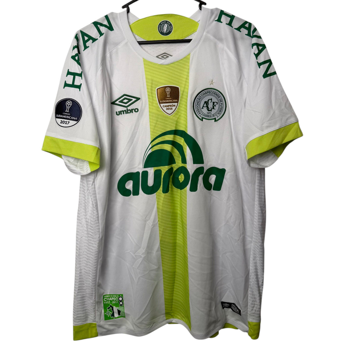 Original Chapecoense 2017/18 Away - Alan Ruschel #89 Size L
