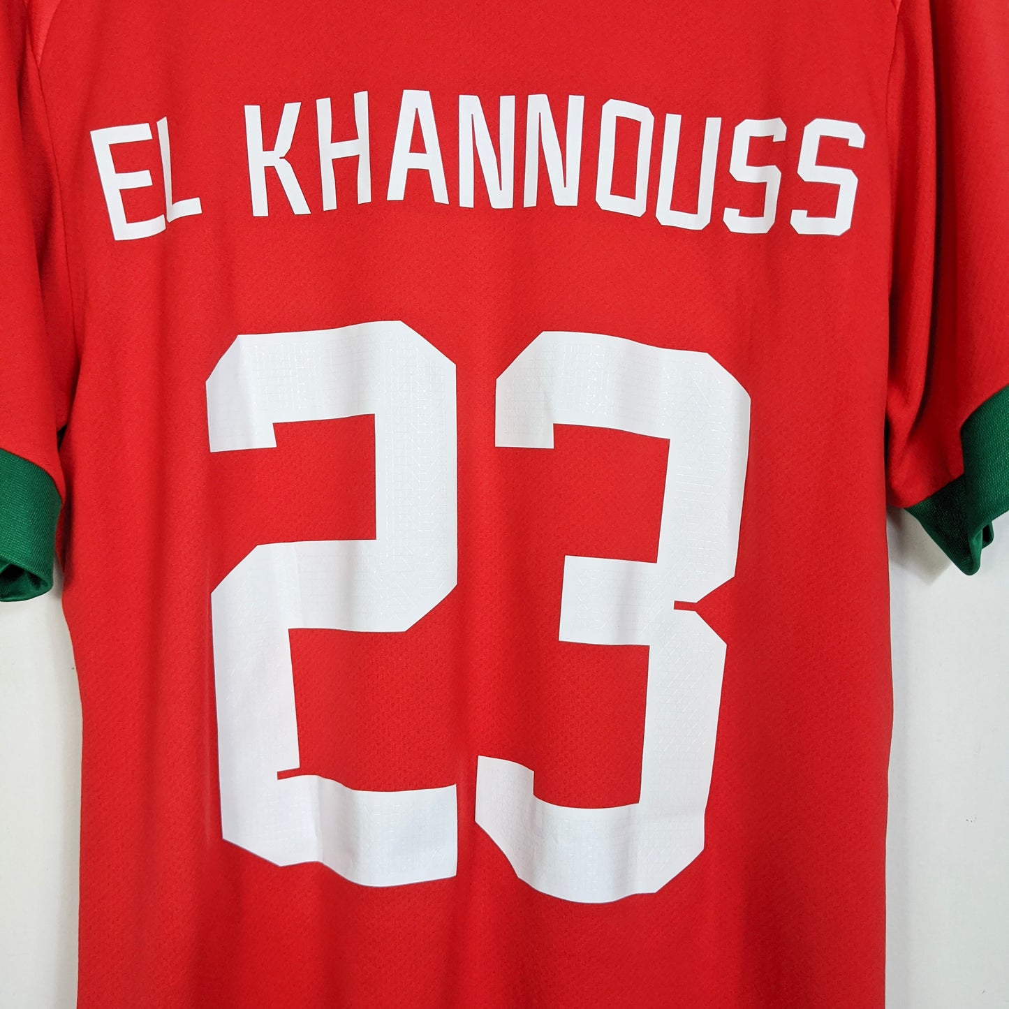 Original Morocco 2022 Home - El Khannouss #23 Size L (Bnwt)