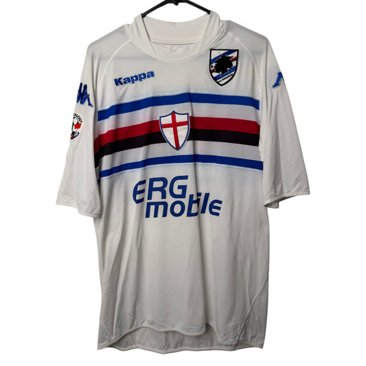 Original Sampdoria 2004/05 Away - Marilungo #89 Size M