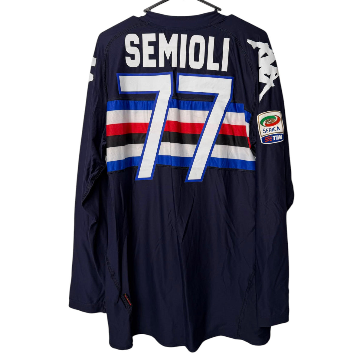 Original Sampdoria 2006/07 Home - Semioli #77 Size M (Long Sleeve)
