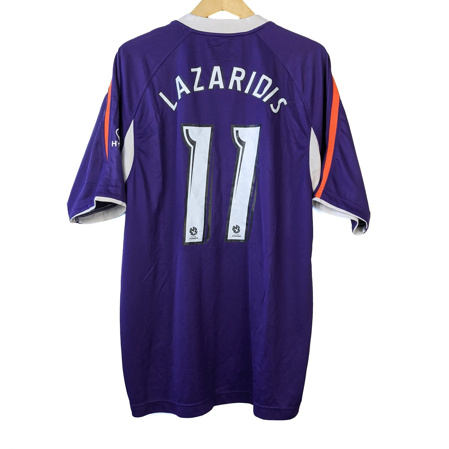 Original Perth Glory 2006/07 Home - Lazaridis #11 Size XL