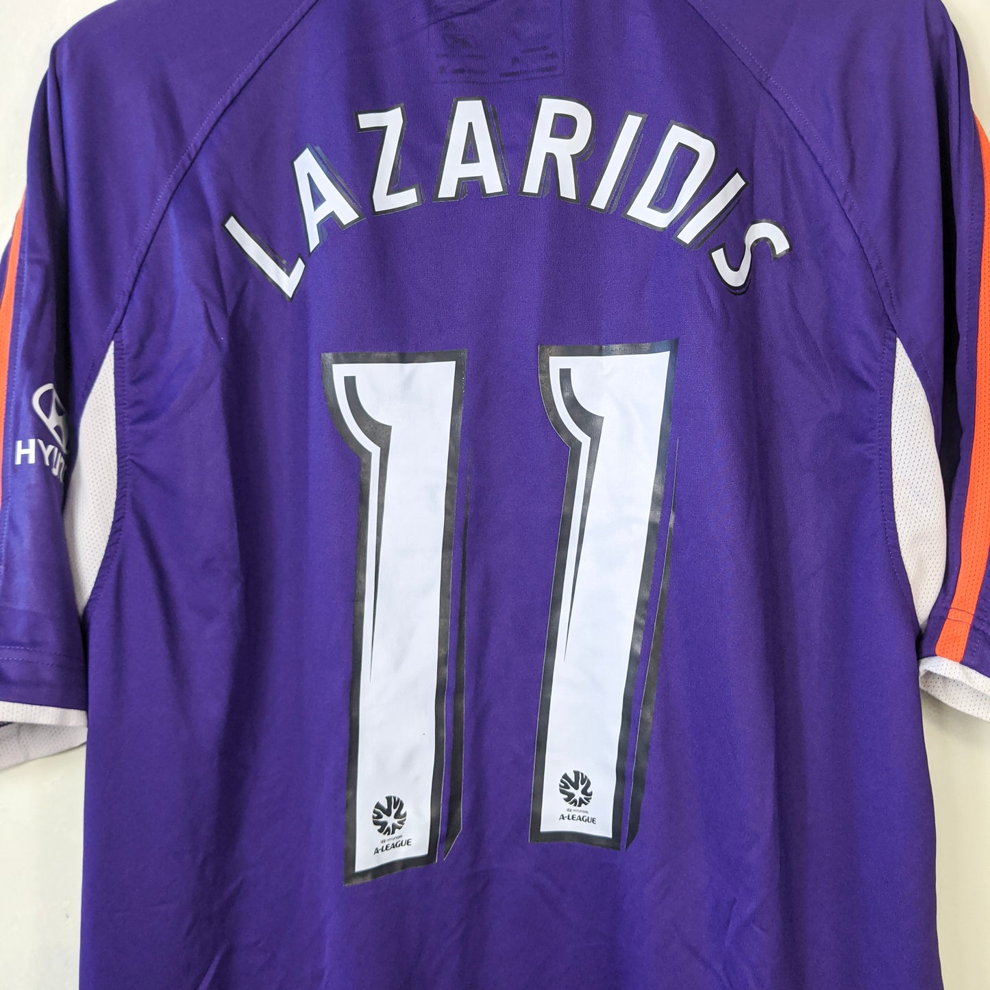 Original Perth Glory 2006/07 Home - Lazaridis #11 Size XL