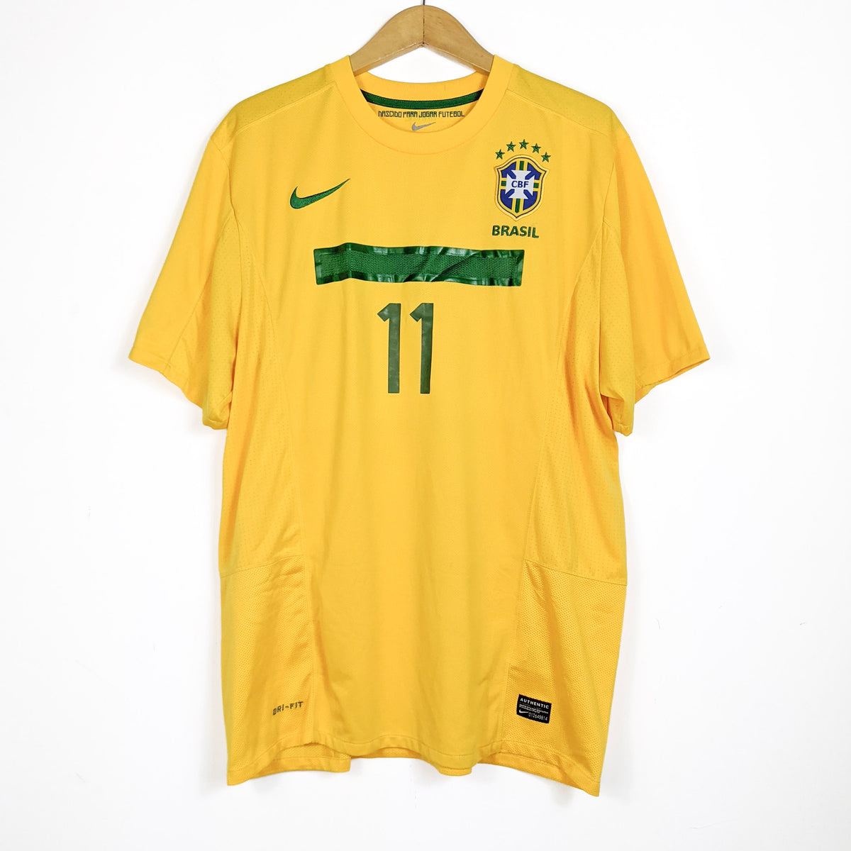 Original Brazil 2011 Home - Neymar Jr #11 Size XL
