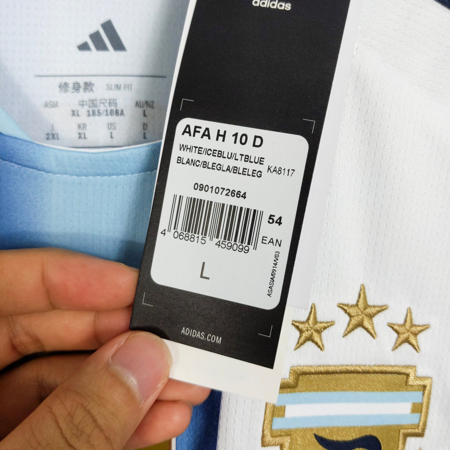 Original Argentina 2026 Home - Messi #10 Size L (Bnwt)