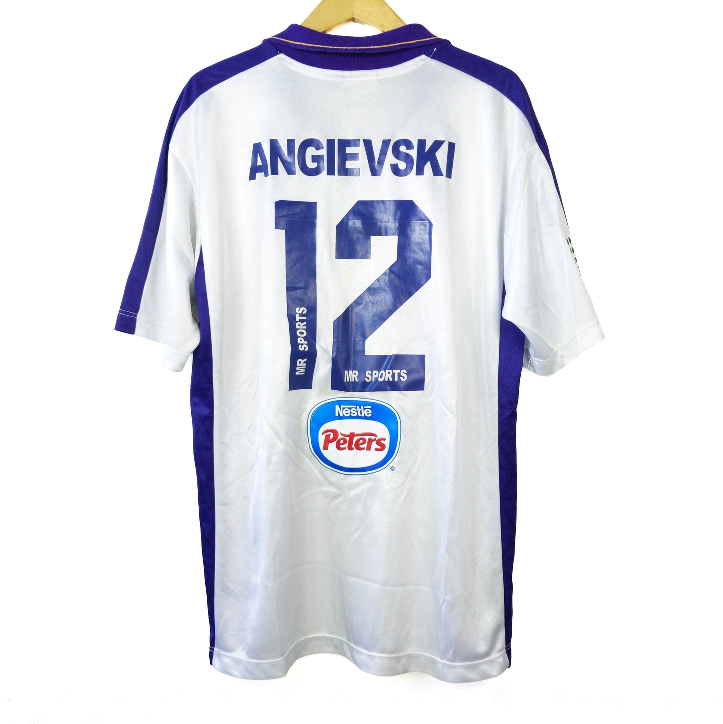 Original Newcastle Breakers 1990s Away - Angievski #12 Size L fit XL